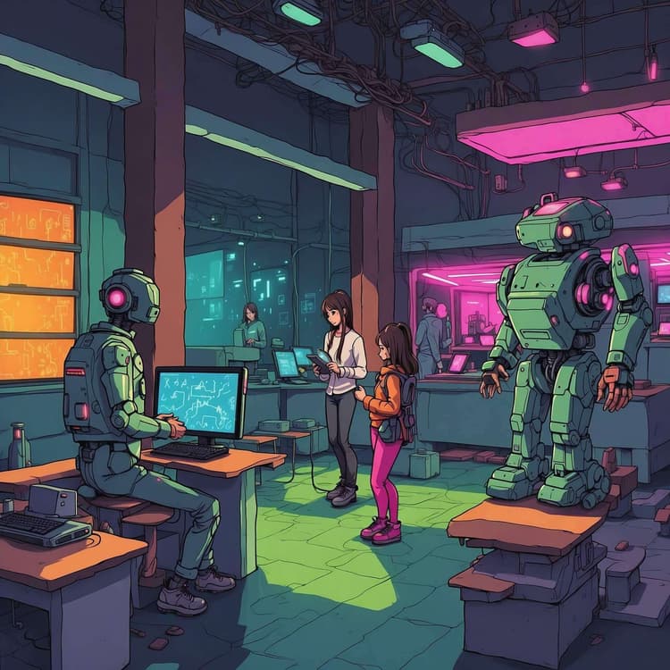 high tech school image